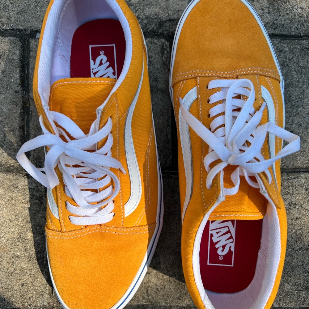 VANS Golden Yellow Old Skool Skateboard Sneakers